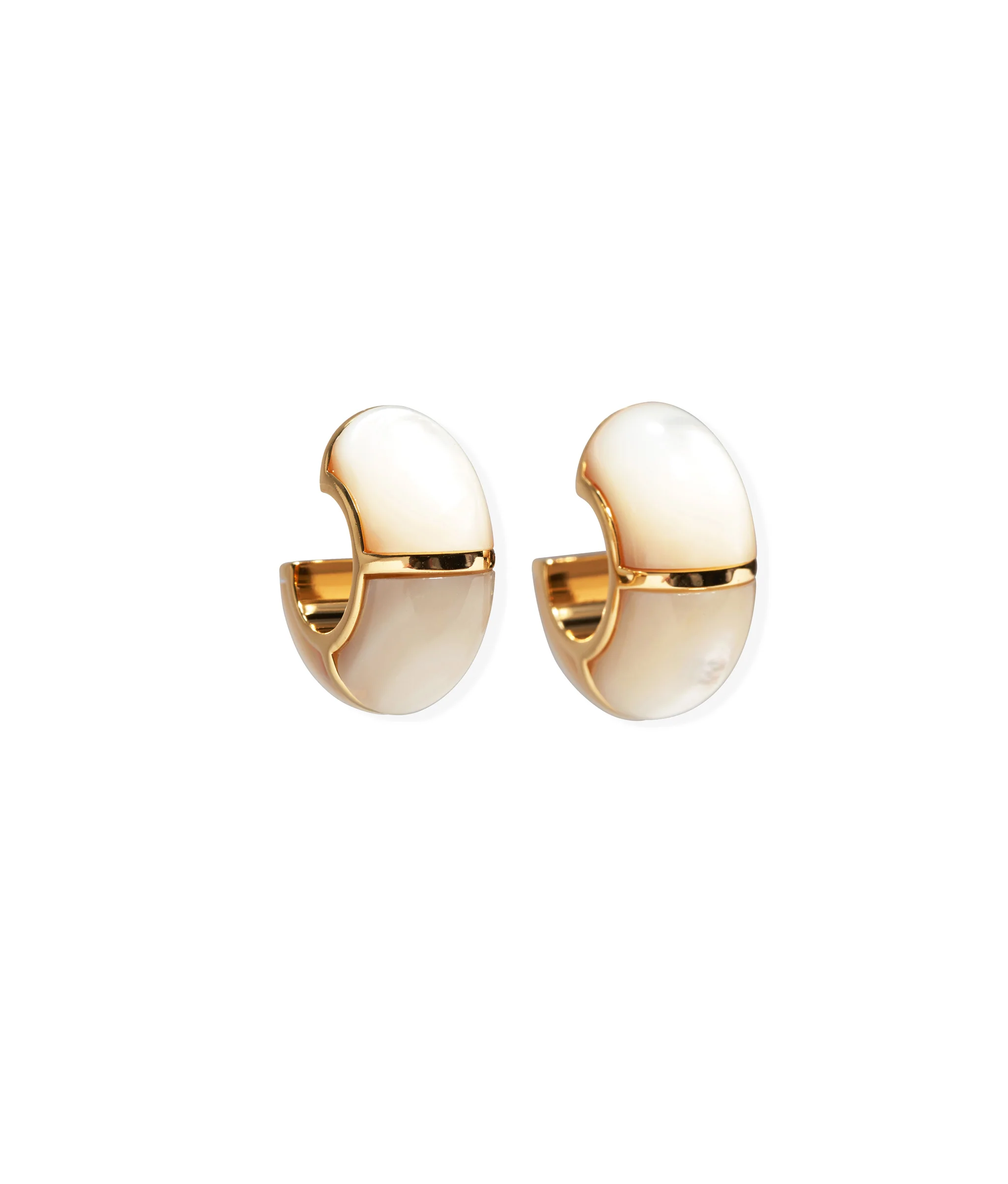 Zellige Hoops in Mother-of-Pearl
