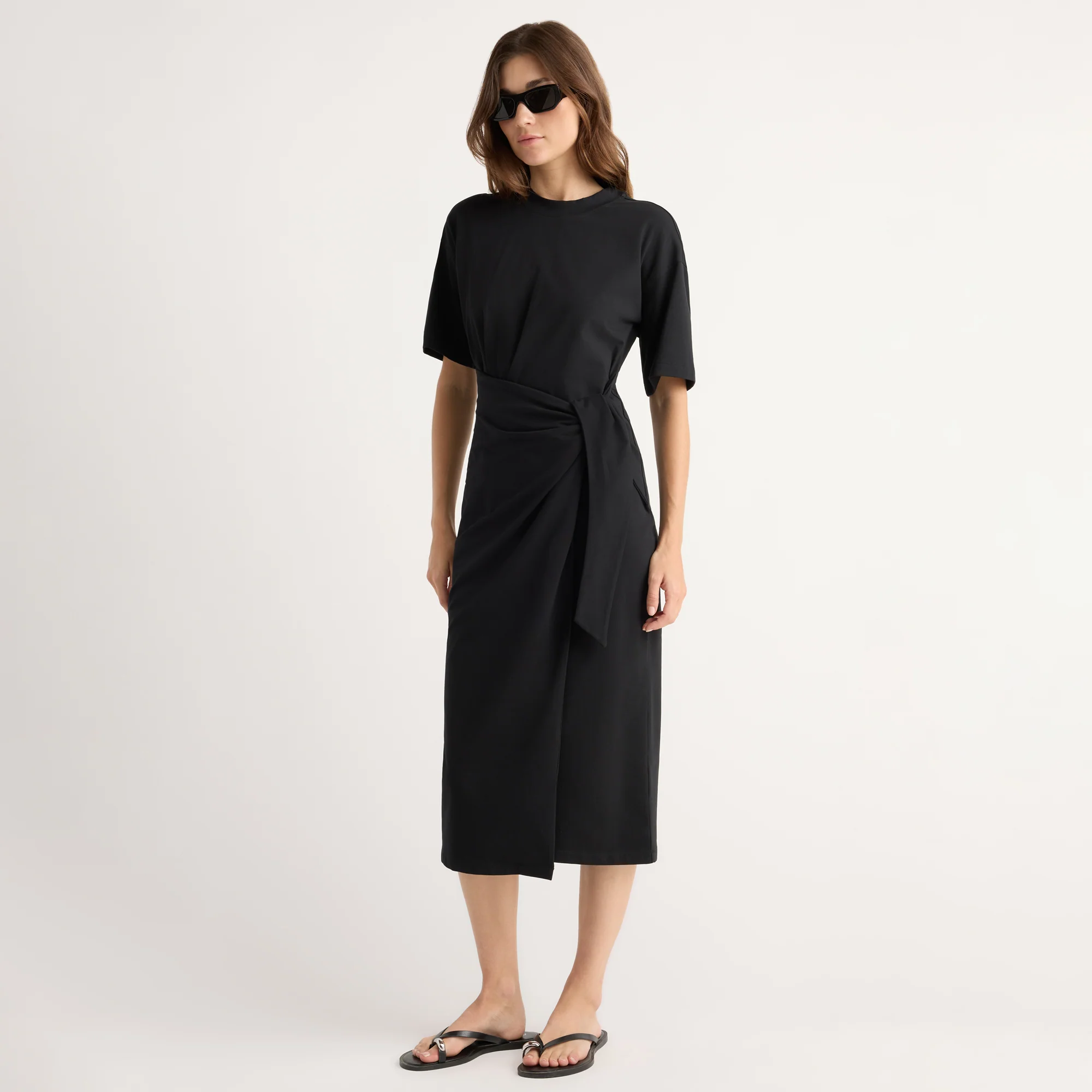 Noa Organic Cotton T-Shirt Wrap Dress