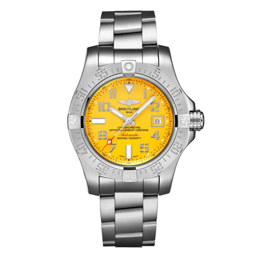 Breitling Avenger A17331 Yellow Dial Super Clone