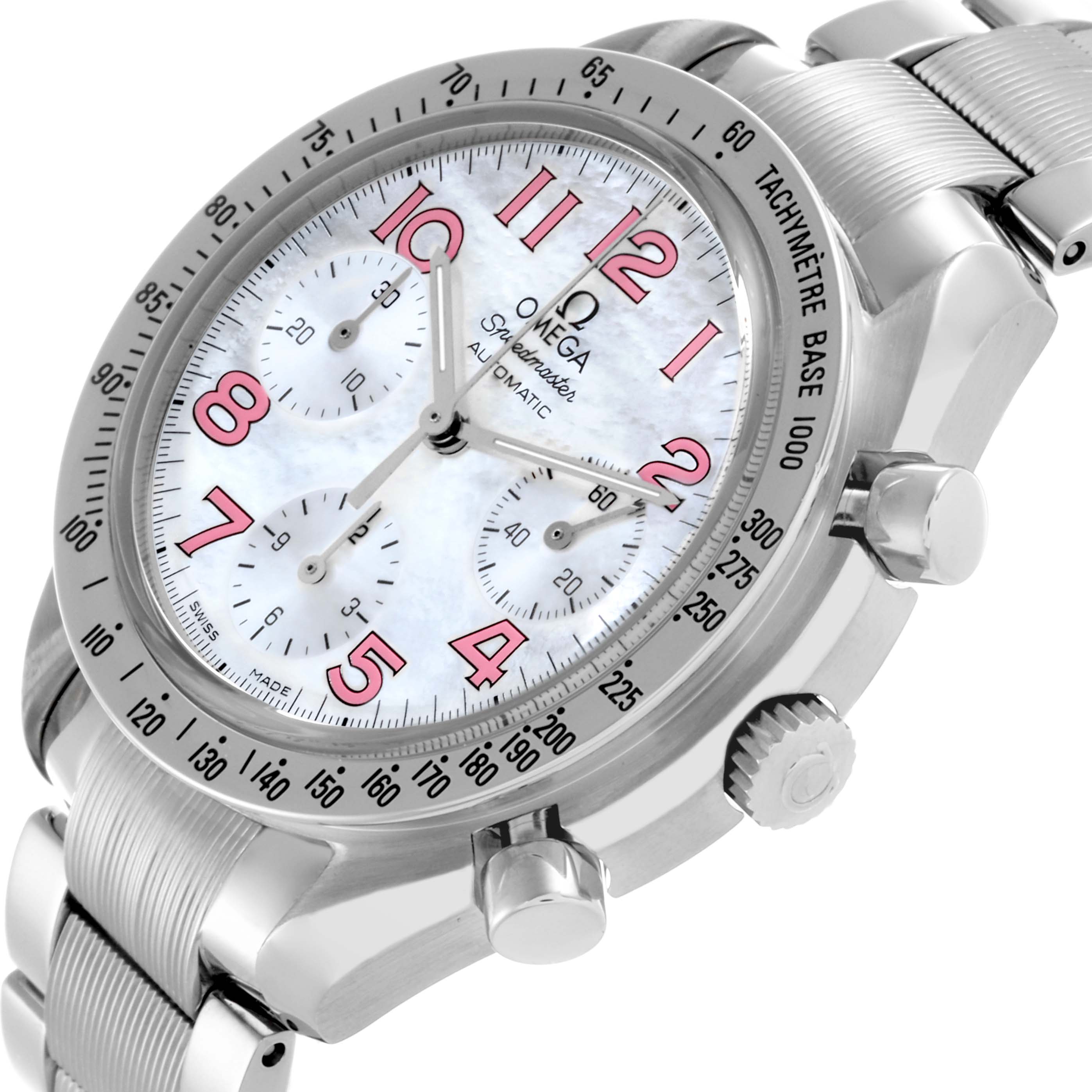 Omega Speedmaster MOP Dial Steel Mens Watch 39.0 MM 3534.74.00