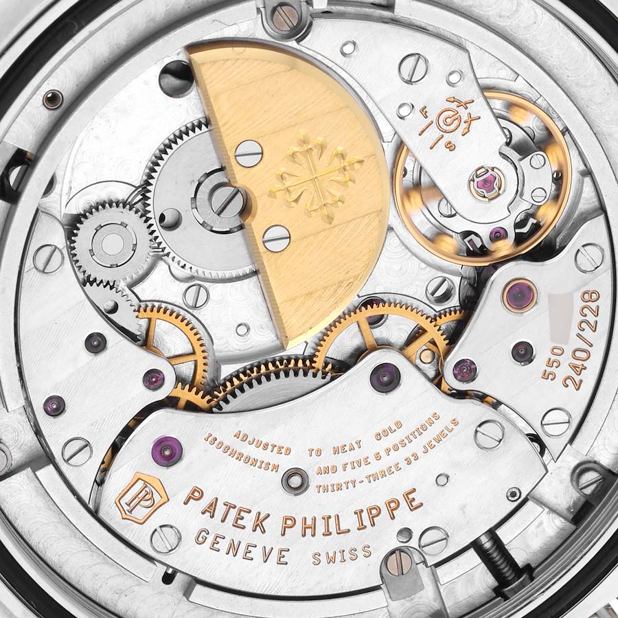 Patek Philippe World Time Complications White Gold Mens Watch 5130