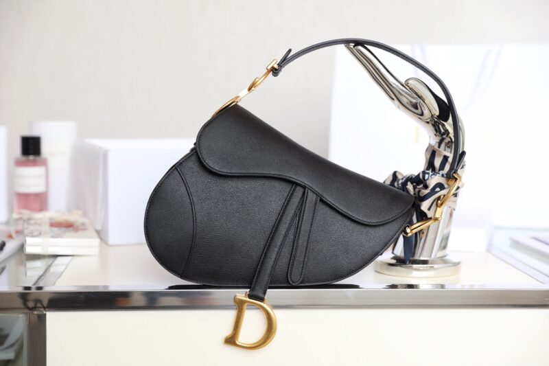 Replica Dior Saddle Bag Black