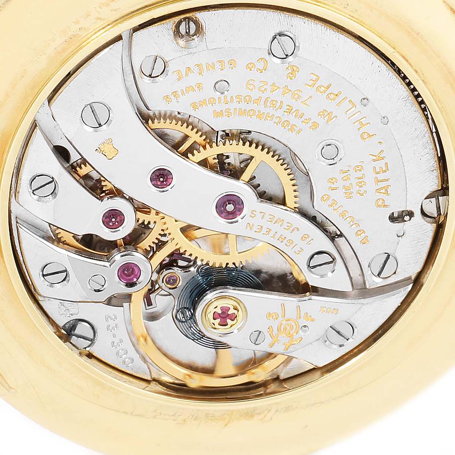 Patek Philippe Calatrava Yellow Gold Vintage Mens Watch 3468