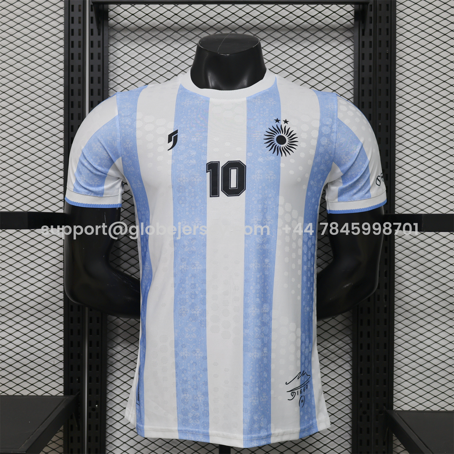 Argentina 2026 White Blue Maradona Special Kit - Player Version