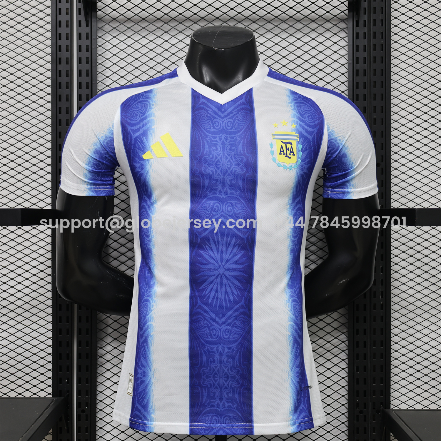 Argentina 2026 Deep Blue And White Stripes Special Jersey - Player Version