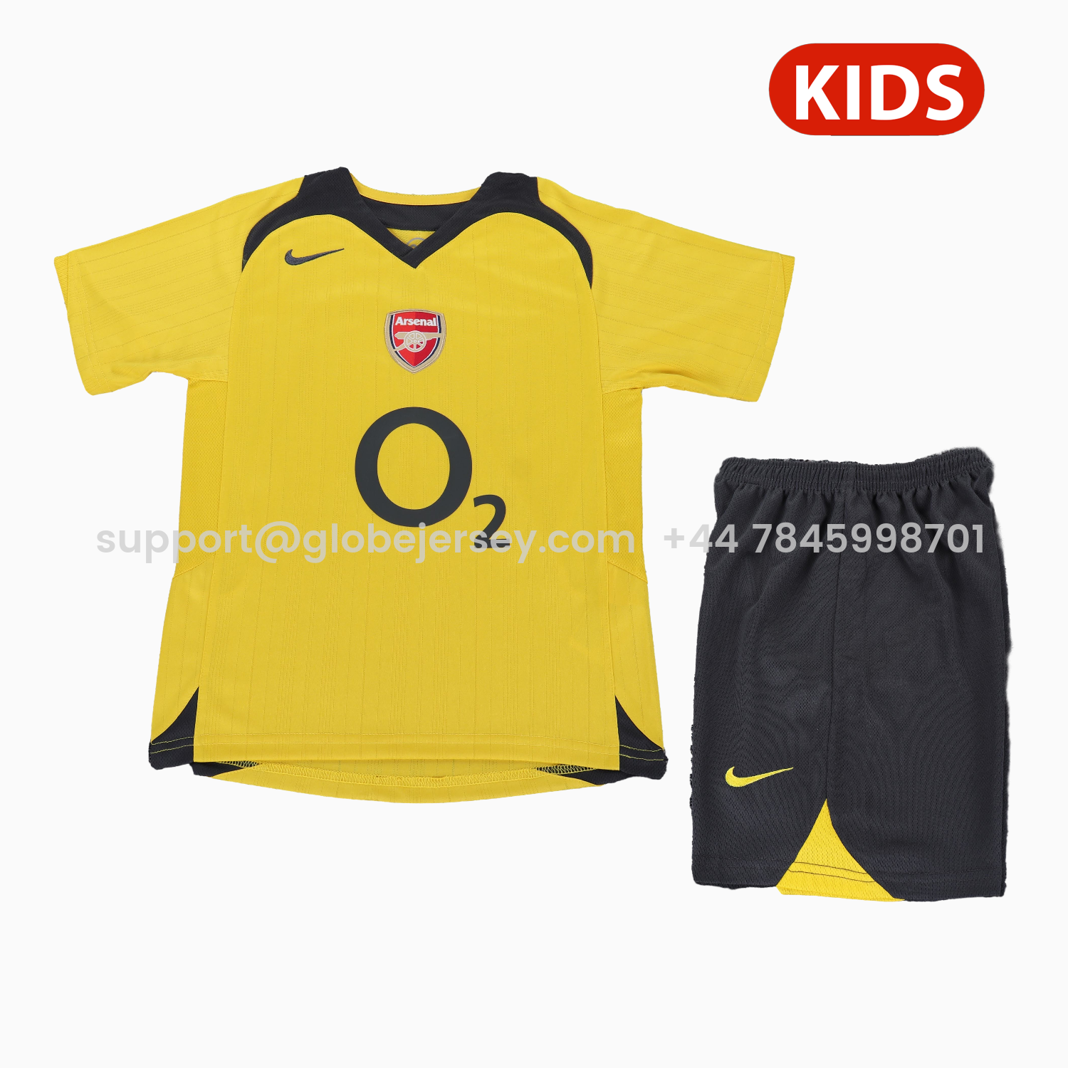 Retro Arsenal 2005-06 Away Kids Kit