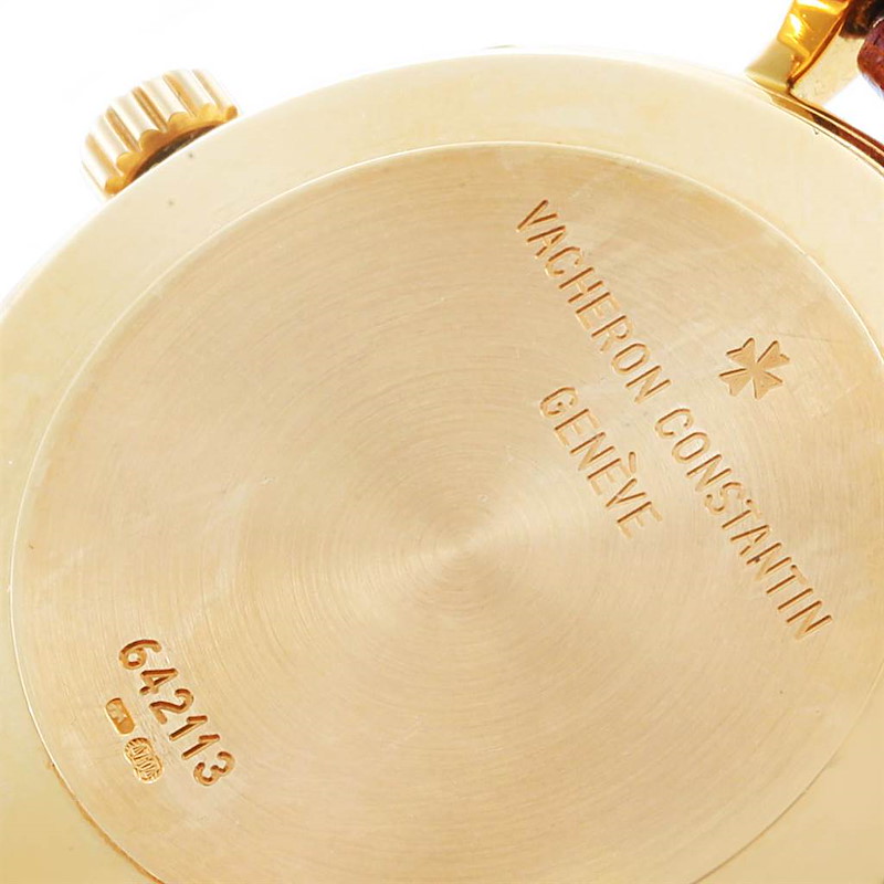 Vacheron Constantin Triple Calendar Moon Phase Yellow Gold Watch 47050