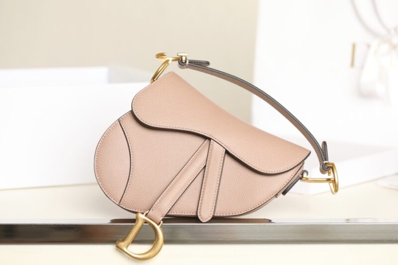 Replica Dior Saddle Bag Small Nude