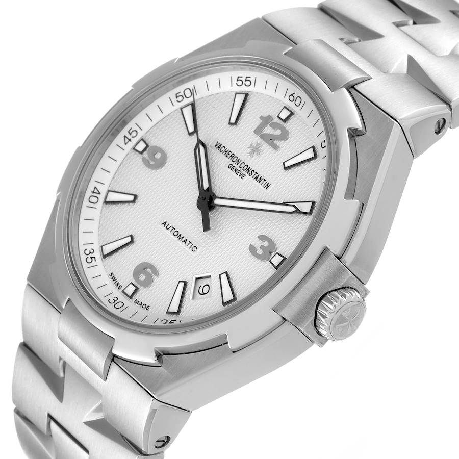 Vacheron Constantin Overseas Silver Dial Steel Mens Watch 47040