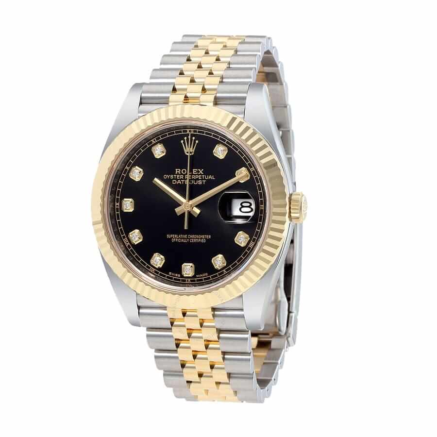 Datejust Black Diamond Dial 12633BKDJ Super Clone Jubilee