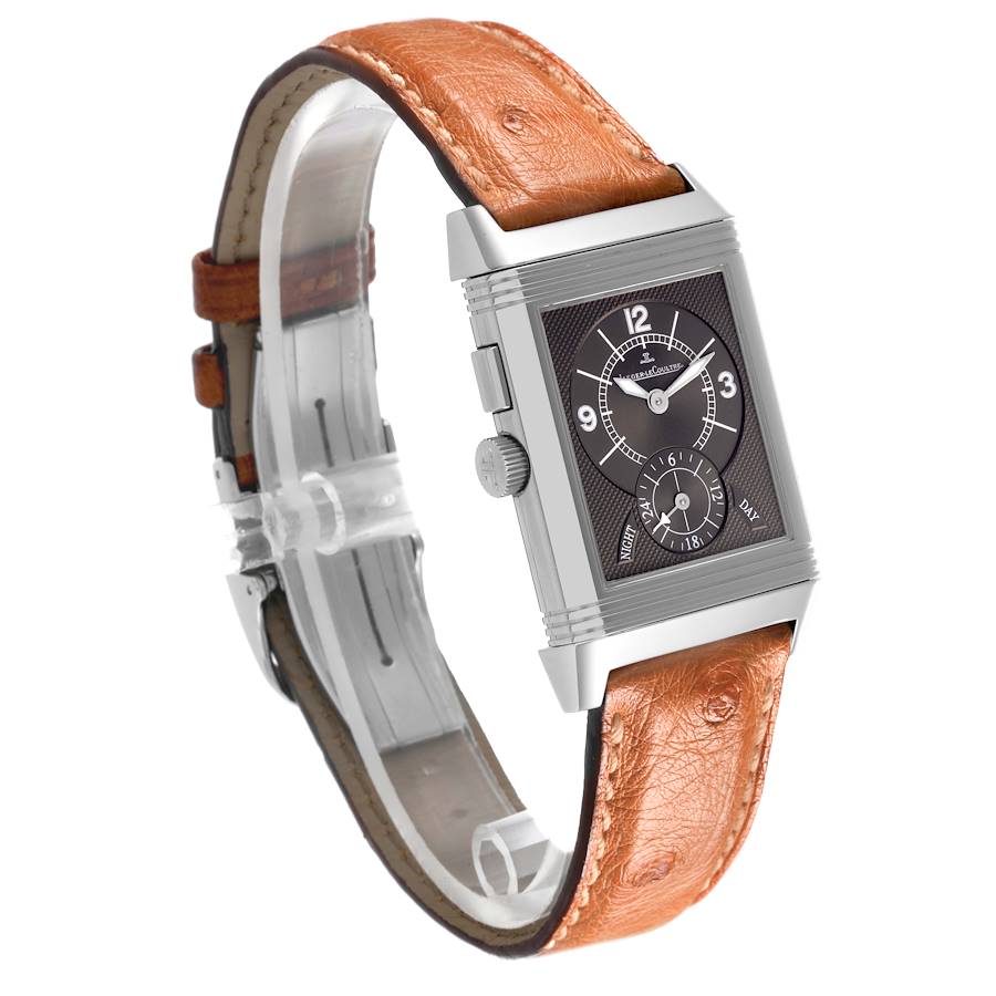 Jaeger LeCoultre Reverso Duo Day Night Steel Mens Watch 272.8.54 Q2718410