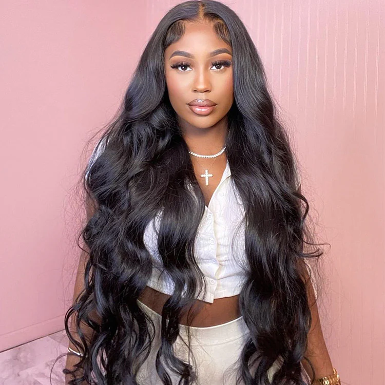 Special offer | 30inch = $219 Megalook 30inch Long 13x4 Transparent Lace Frontal Wigs Pre-plucked Natural Hairline Breathable Airy Cap Human Hair Wig