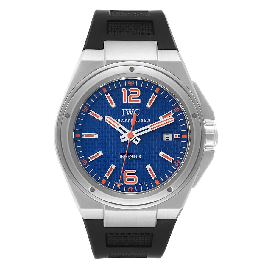 IWC Ingenieur Automatic Mission Earth Plastiki Steel Mens Watch IW323603