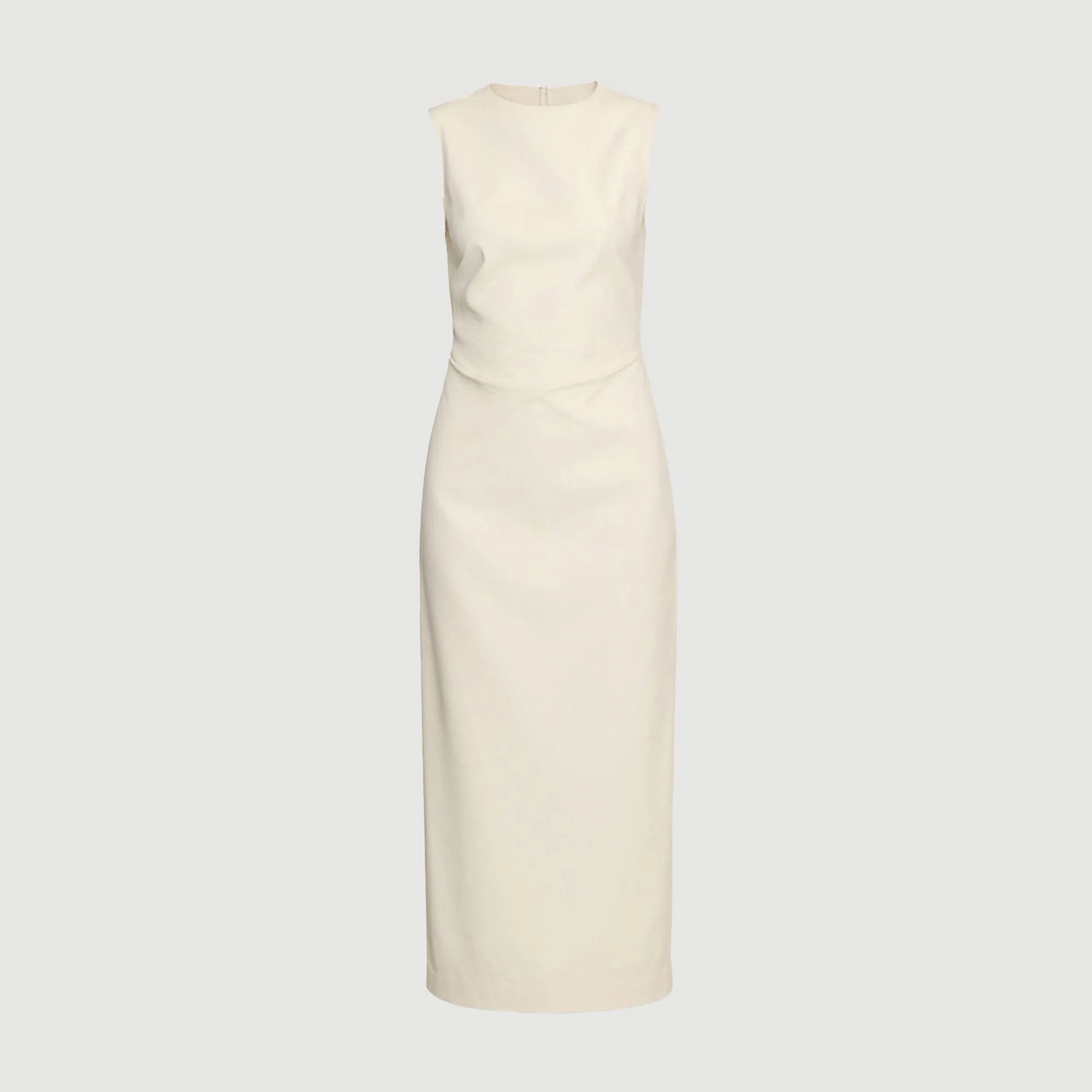 Inari Cotton Twill Boat-Neck Dress (Petite)