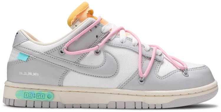 Off-White x Dunk Low Lot 09 of 50 DM1602-109
