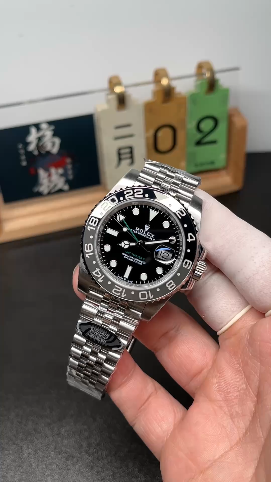 Rolex Gmt Master II Automatic Black Dial M126710GRNR 0003 40mm