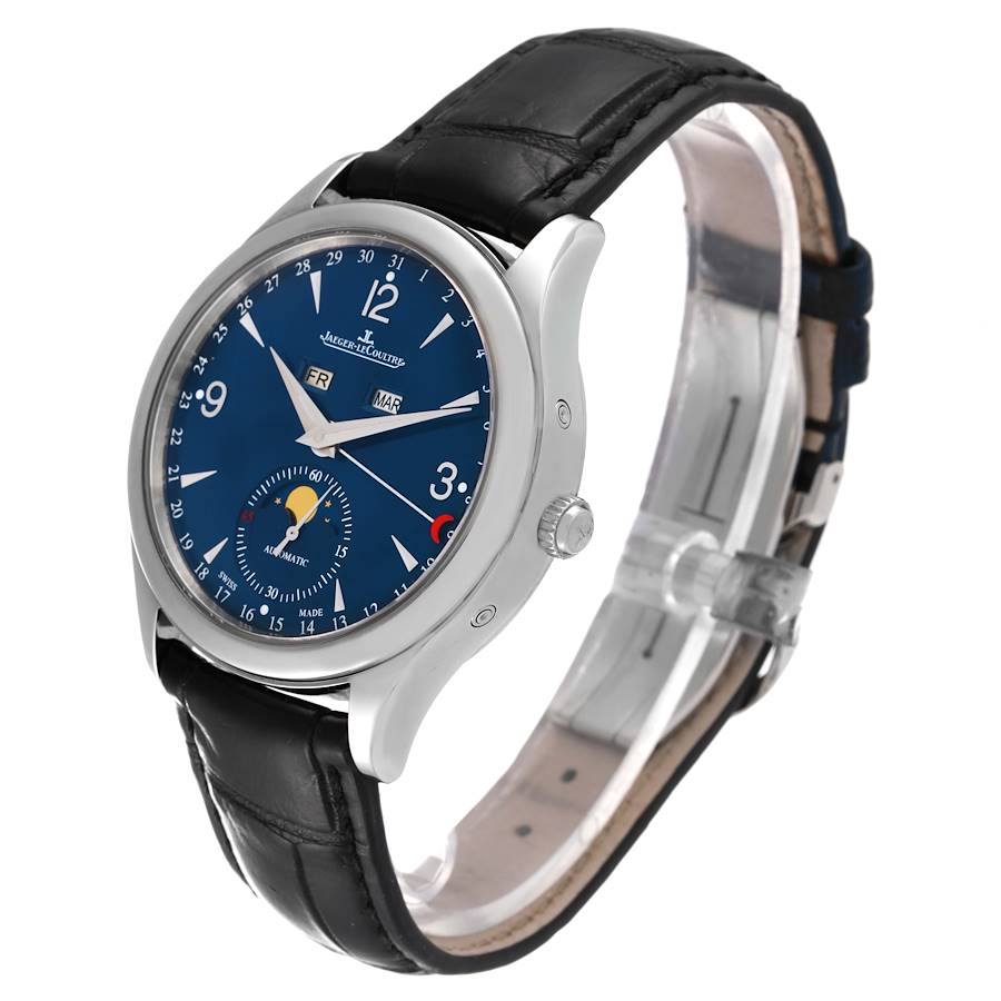 Jaeger LeCoultre Master Calendar Limited Edition Steel Mens Watch 176.8.12.S
