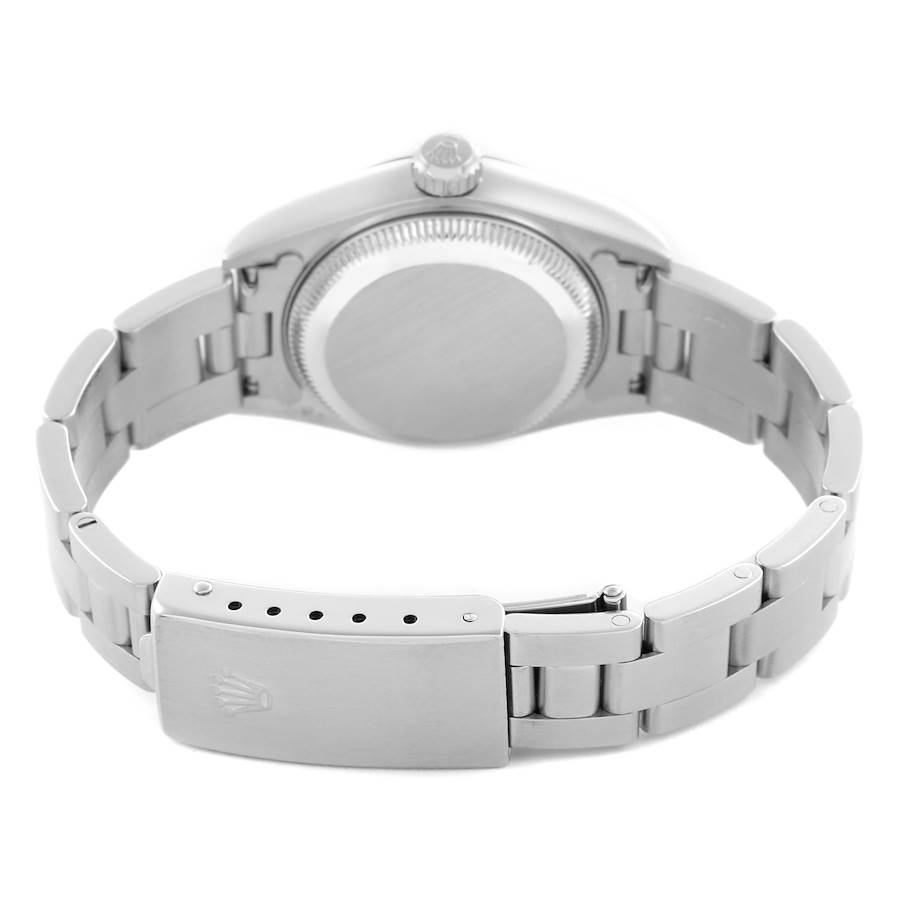 Rolex Date Salmon Dial Oyster Bracelet Steel Ladies Watch 79190