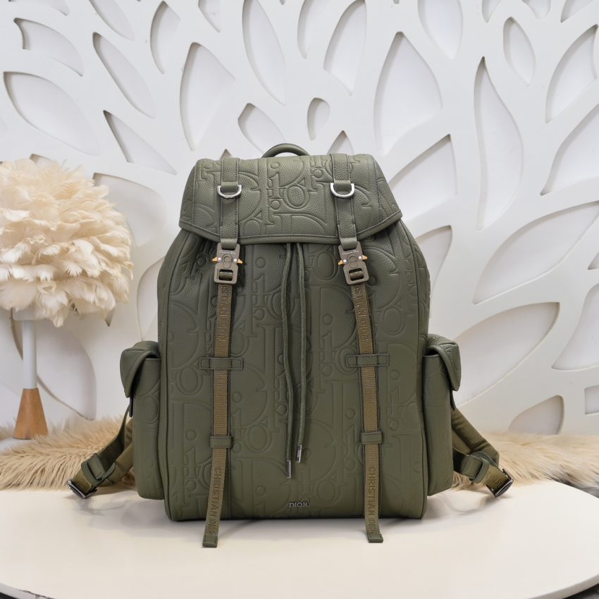 Replica Dior Hit The Road Backpack With Flap Khaki