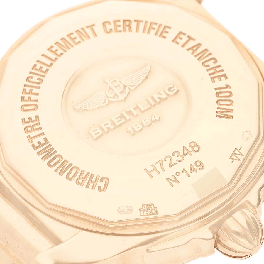 Breitling Galactic 29 Mother of Pearl Dial Rose Gold Diamond Ladies Watch H72348