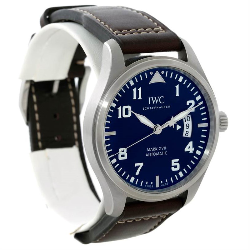 IWC Pilots Mark XVII Le Petit Prince Steel Mens Watch IW326506