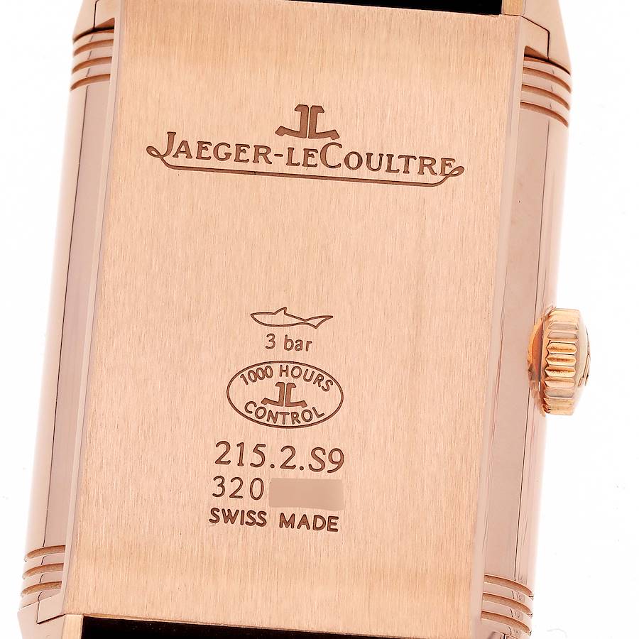 Jaeger LeCoultre Reverso Duoface Rose Gold Mens Watch 215.2.S9 Q3832420
