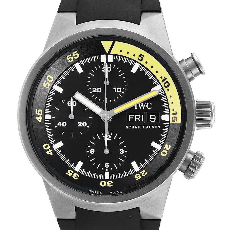 IWC Aquatimer GST Automatic Chronograph Day Date Mens Watch IW371918