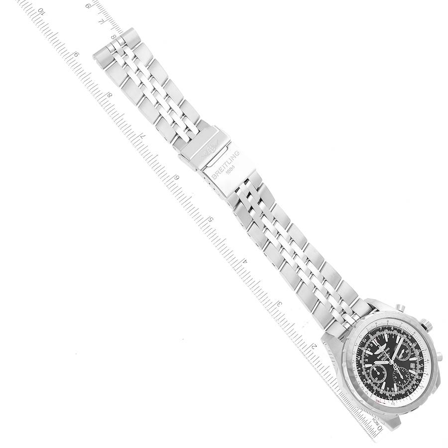 Breitling Bentley Motors T Black Dial Chronograph Mens Watch A25363