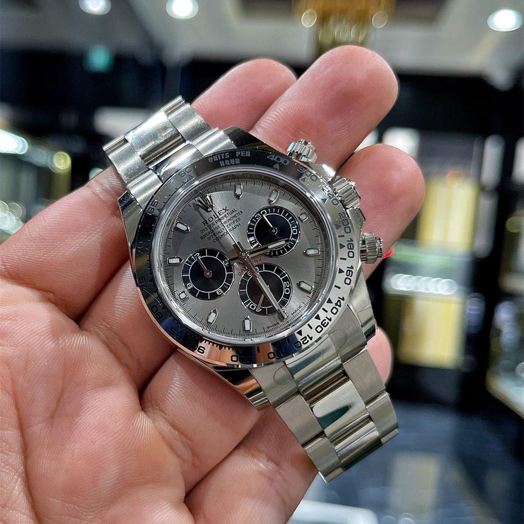 ROLEX COSMOGRAPH DAYTONA WHITE GOLD "GHOST" GREY DIAL / BLUE DIAL 116509