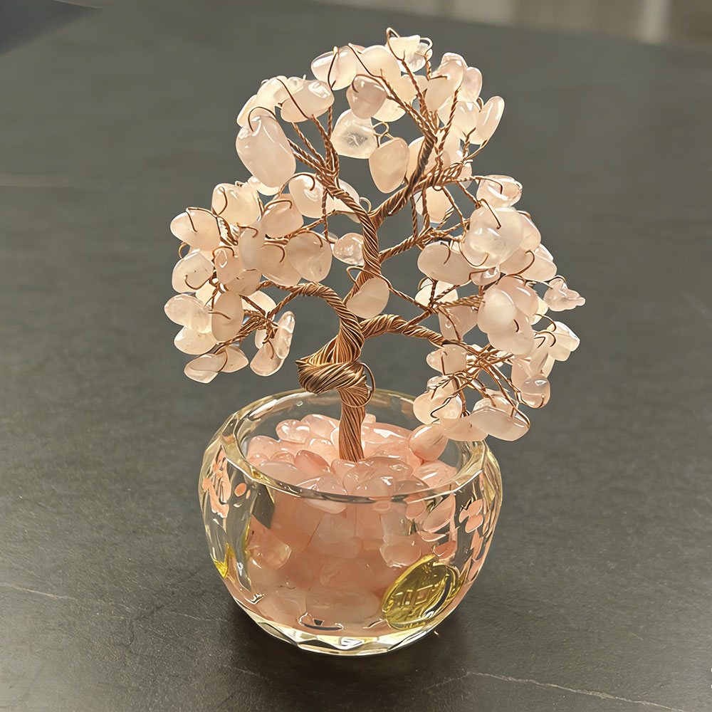 Rose Quartz Tree of Life: Attract Love, Heal the Heart & Manifest Harmony