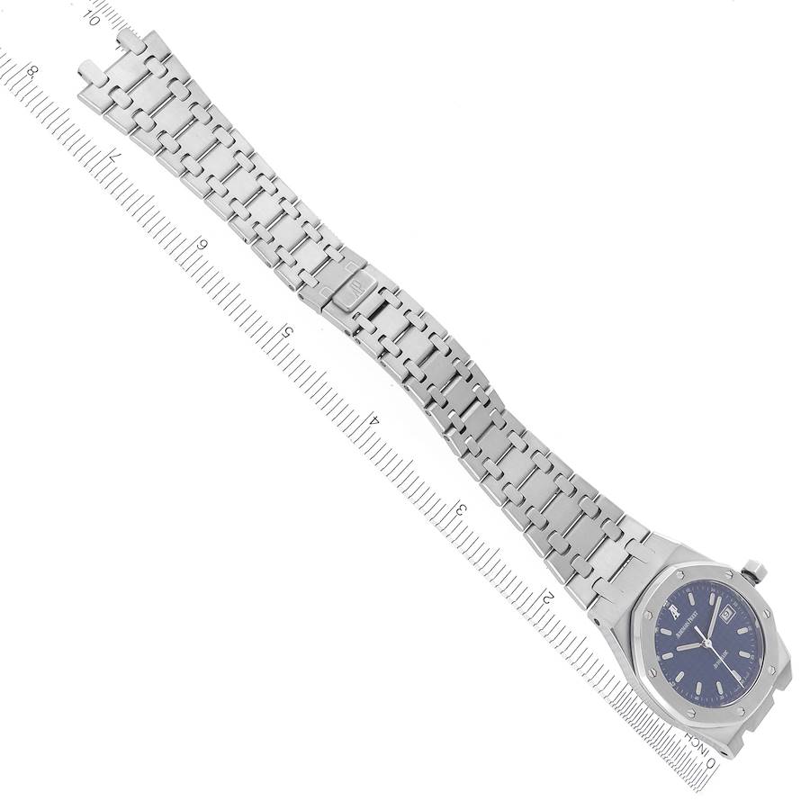 Audemars Piguet Royal Oak Blue Dial Steel Mens Watch 15000ST