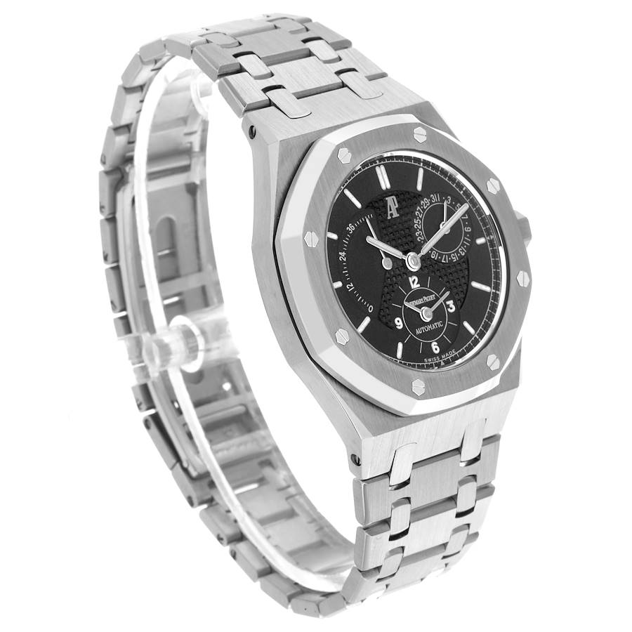 Audemars Piguet Royal Oak Dual Time Power Reserve Steel Watch 25730ST