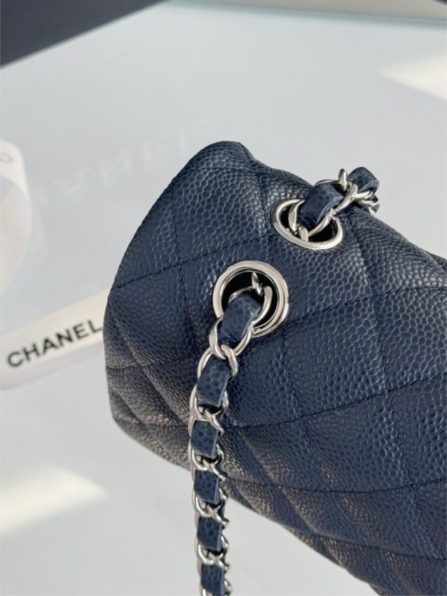 CHANEL Classic Flap 25cm Dark Blue