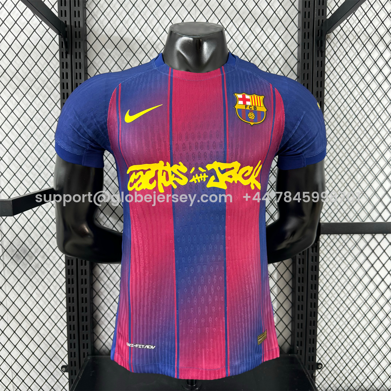 Barcelona x Travis Scott 25-26 Home Special Edition Jersey - Player Version