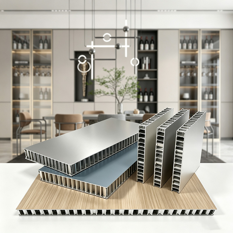 Aluminum Honeycomb Panels Core Sandwich Panel-Water Fire Resistant Modern Design Artistic Ceilings Interior Decoration