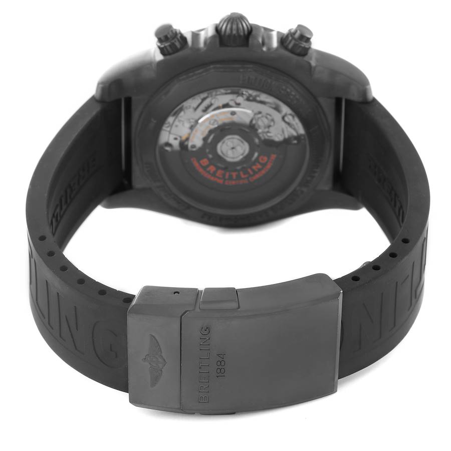 Breitling Chronomat B01 Raven Blacksteel Mens Watch MB0111