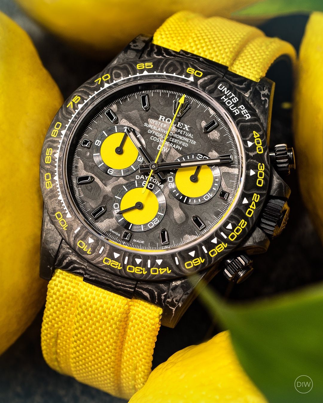 NTPT Carbon Rolex DiW Daytona "LEMON EDITION"