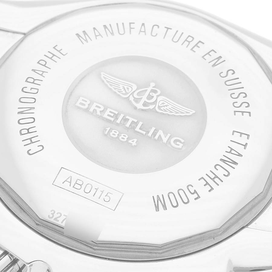 Breitling Chronomat 44 Airbourne Brown Dial Steel Mens Watch AB0115