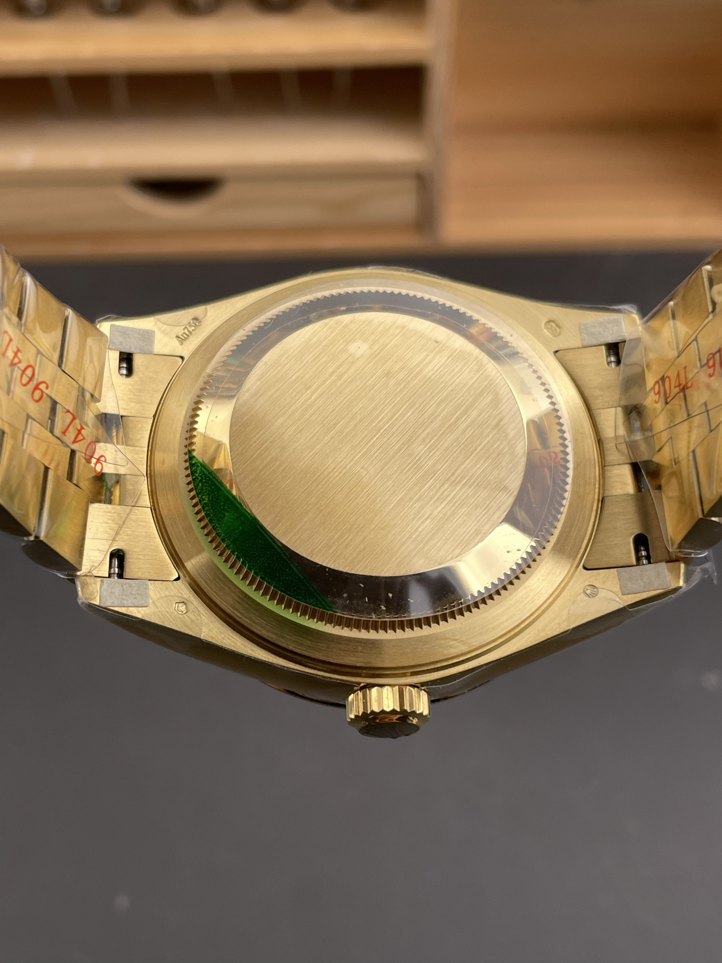 Full Gold Sky-Dweller Green Dial