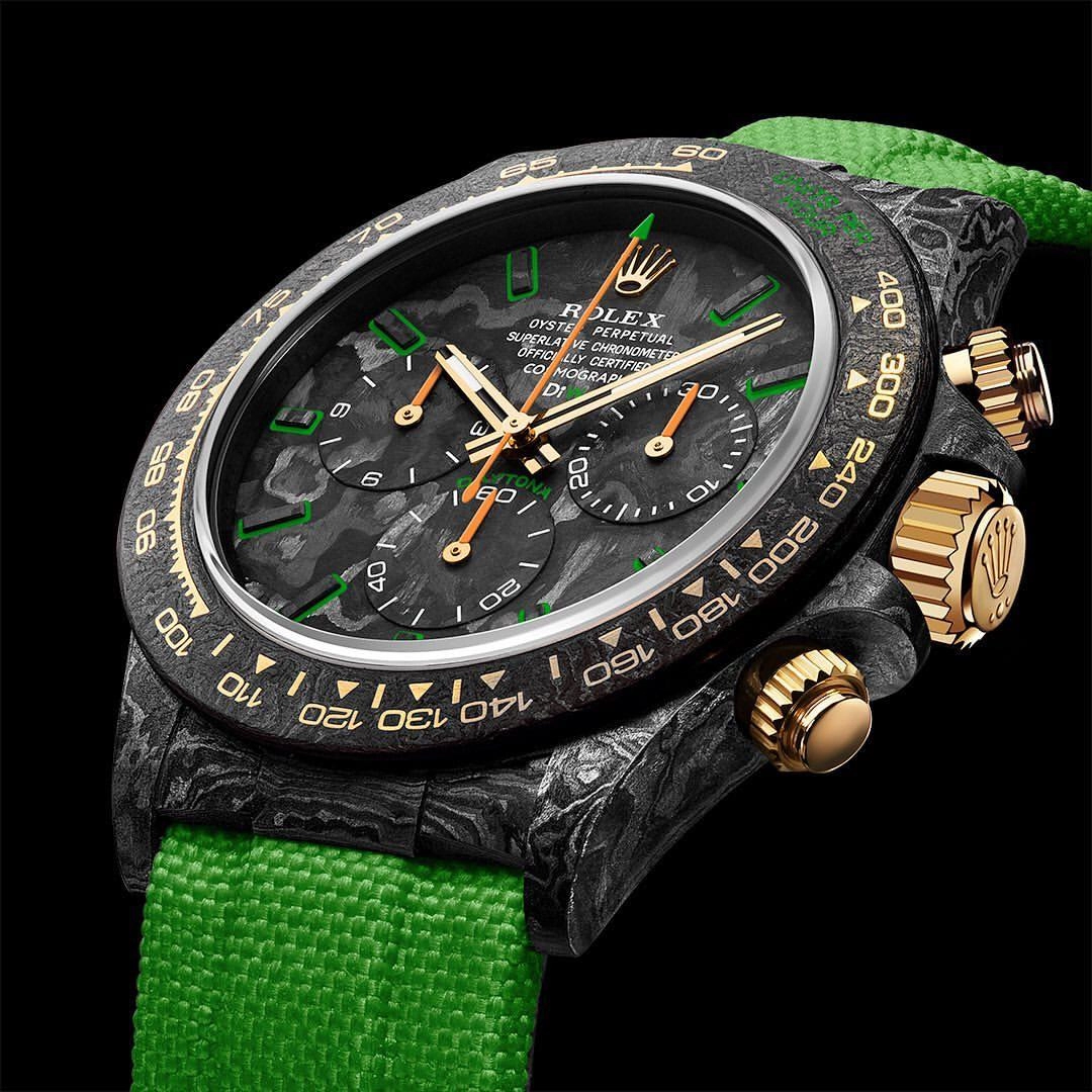 DiW Rolex Daytona &ldquo;ALL CARBON LIME"