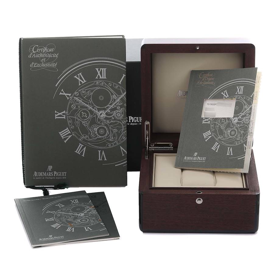 Audemars Piguet Royal Oak Nick Faldo Limited Edition Steel Pt Mens Watch 15190SP