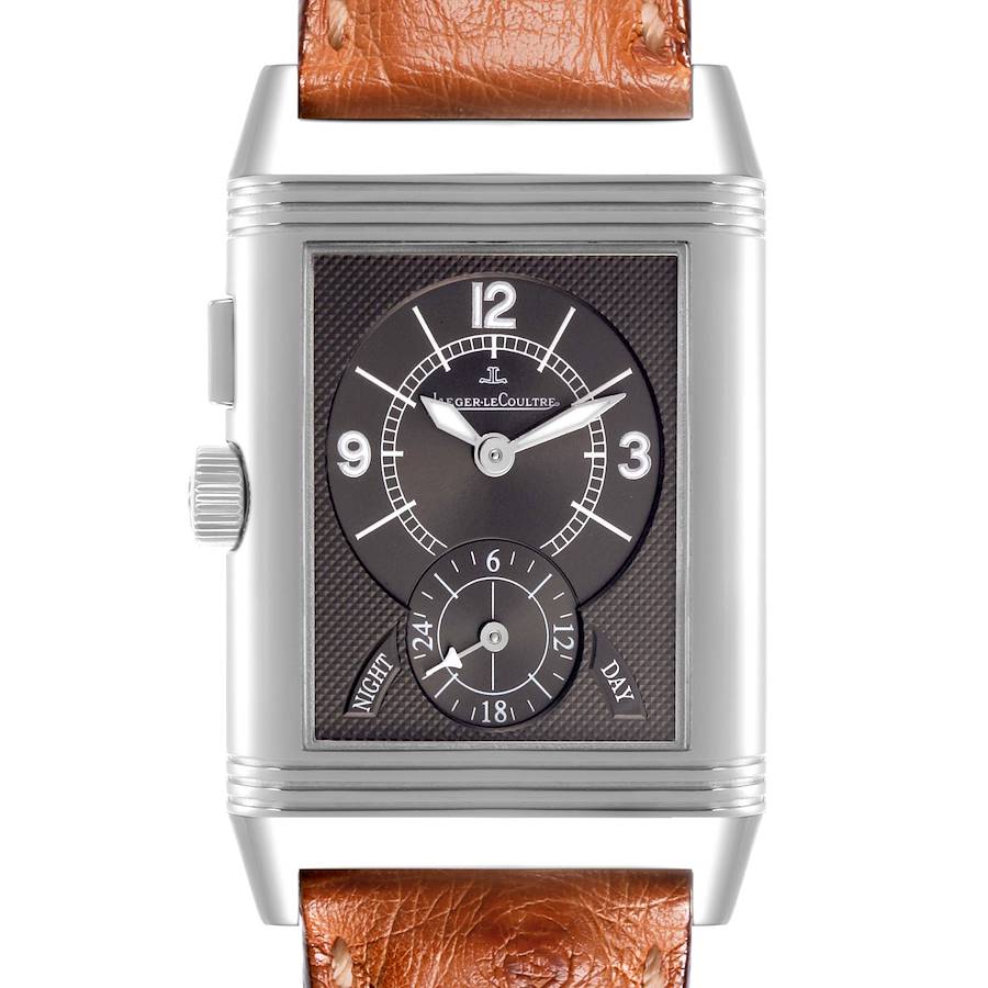 Jaeger LeCoultre Reverso Duo Day Night Steel Mens Watch 272.8.54 Q2718410