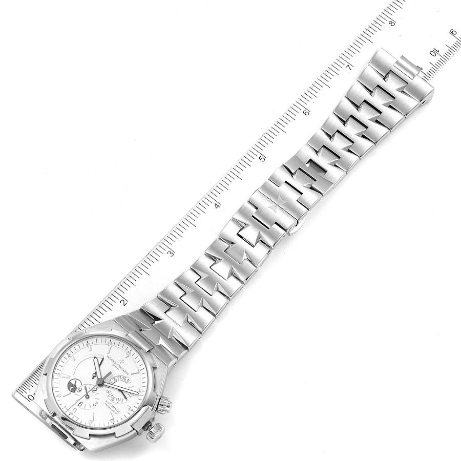 Vacheron Constantin Overseas Dual Time Silver Dial Mens Watch 47450