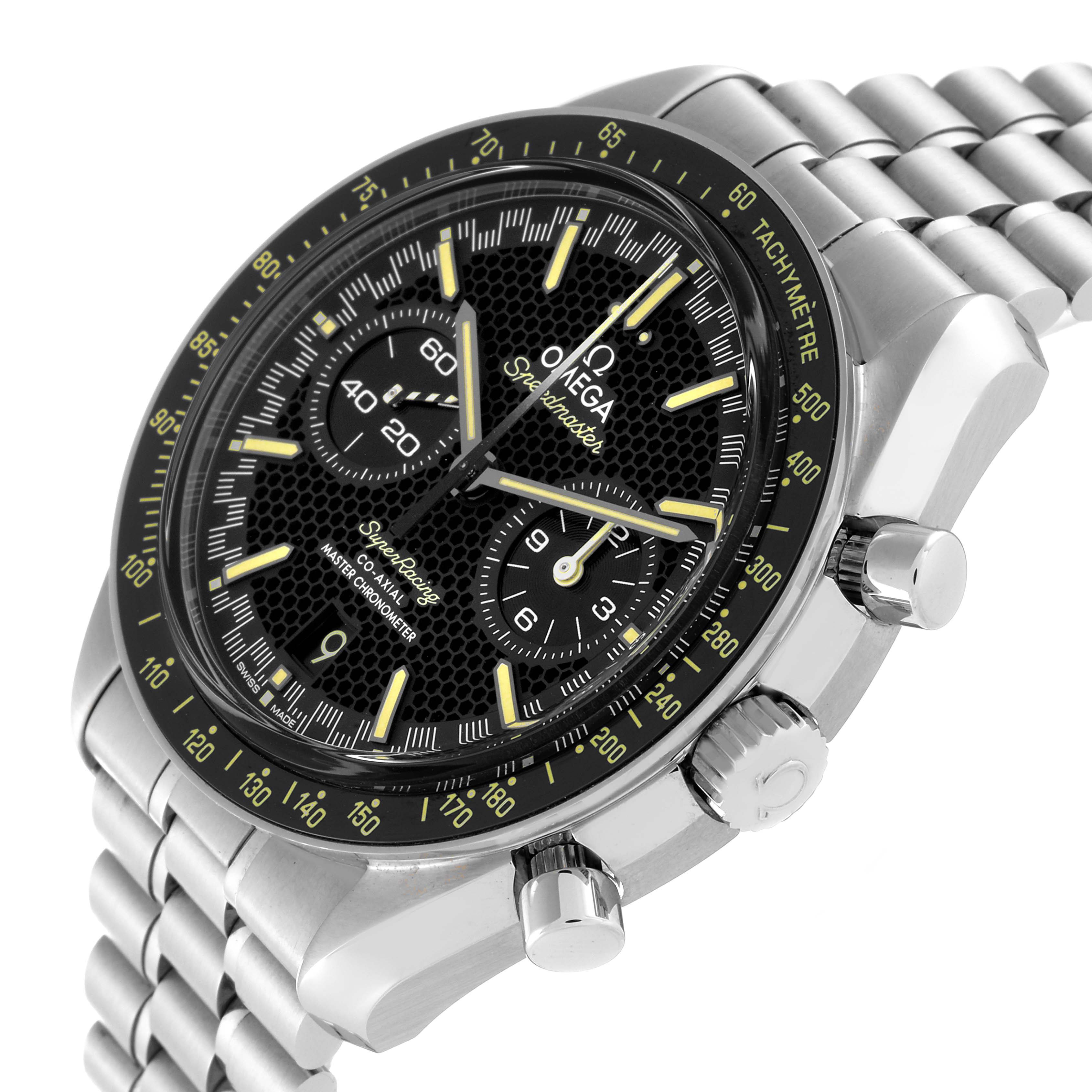 Omega Speedmaster Super Racing Steel Mens Watch 44.25 MM 329.30.44.51.01.003