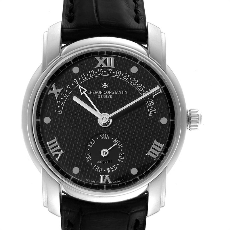 Vacheron Constantin Patrimony 31 Day Retrograde Platinum Watch 47245