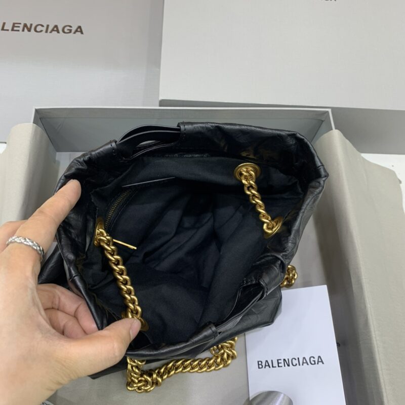 Replica Balenciaga Crush Small Tote Black