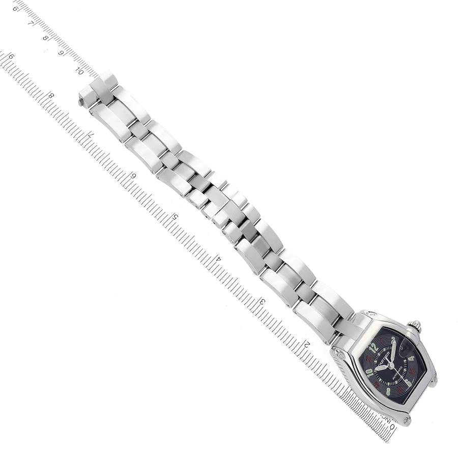 Cartier Roadster Vegas Roulette Red Green Steel Mens Watch W62002V3