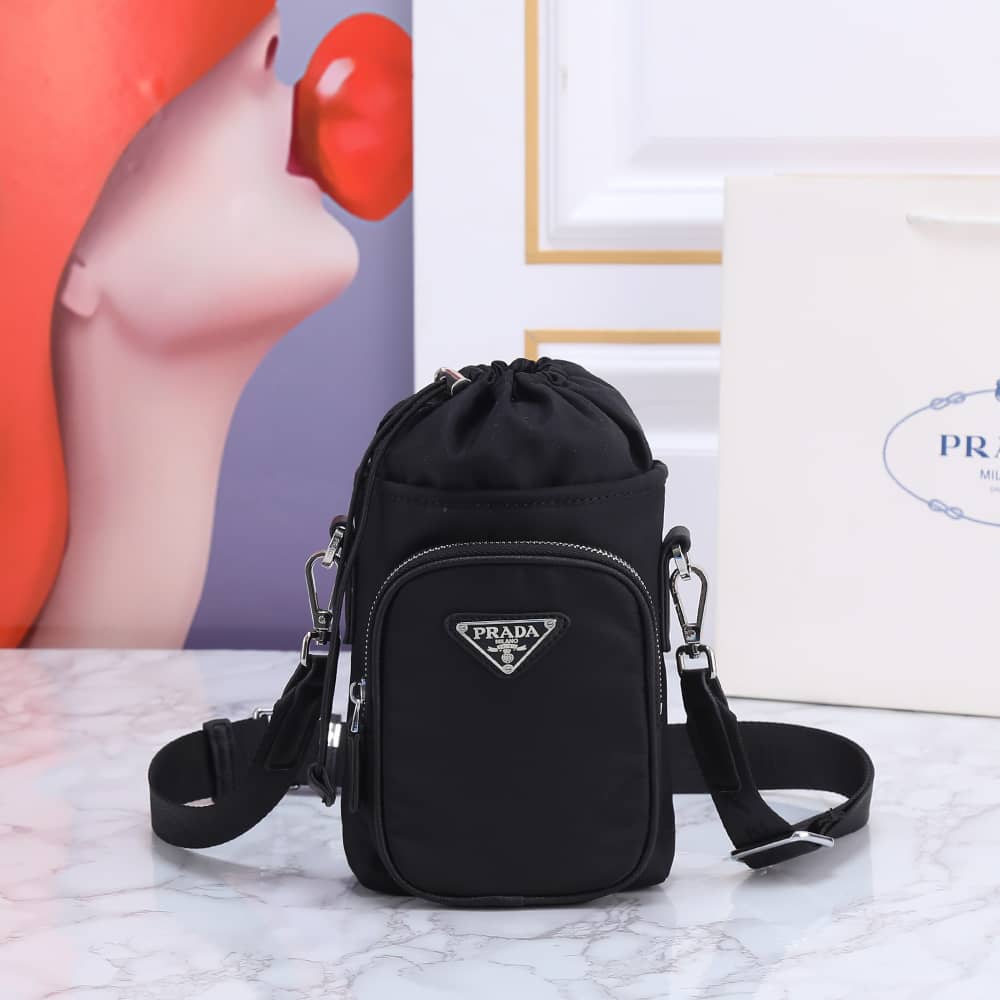 Prada Re Nylon Smartphone Case Black 18Cm 2Zh1552Dmif0002