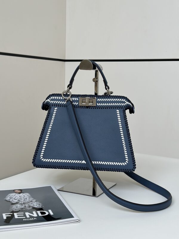 Replica Fendi Peekaboo Dark Blue