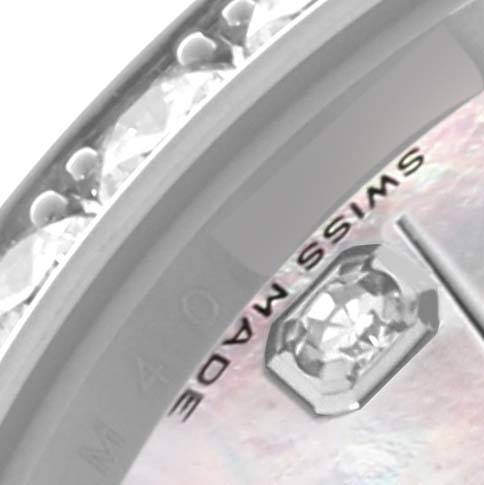 Rolex Pearlmaster Masterpiece White Gold Mother Of Pearl Diamond Ladies Watch 80299 Card